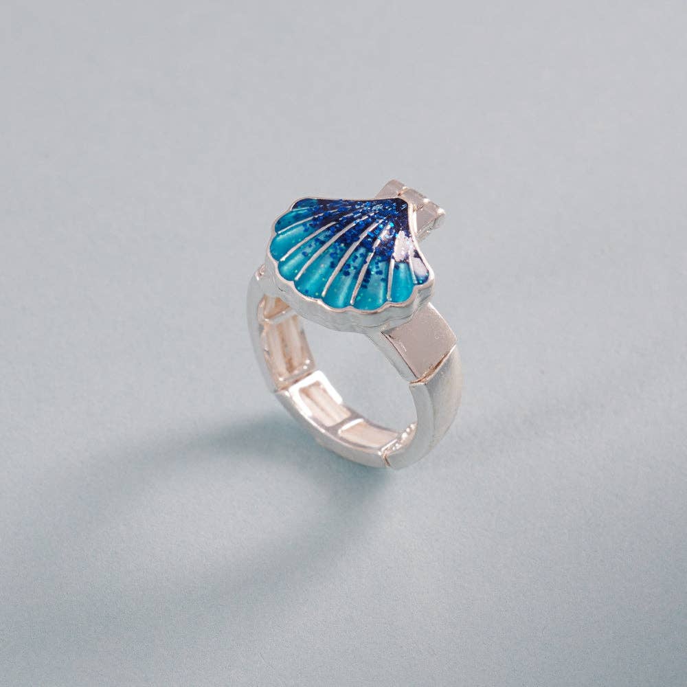 Shell Locket Stretch Ring