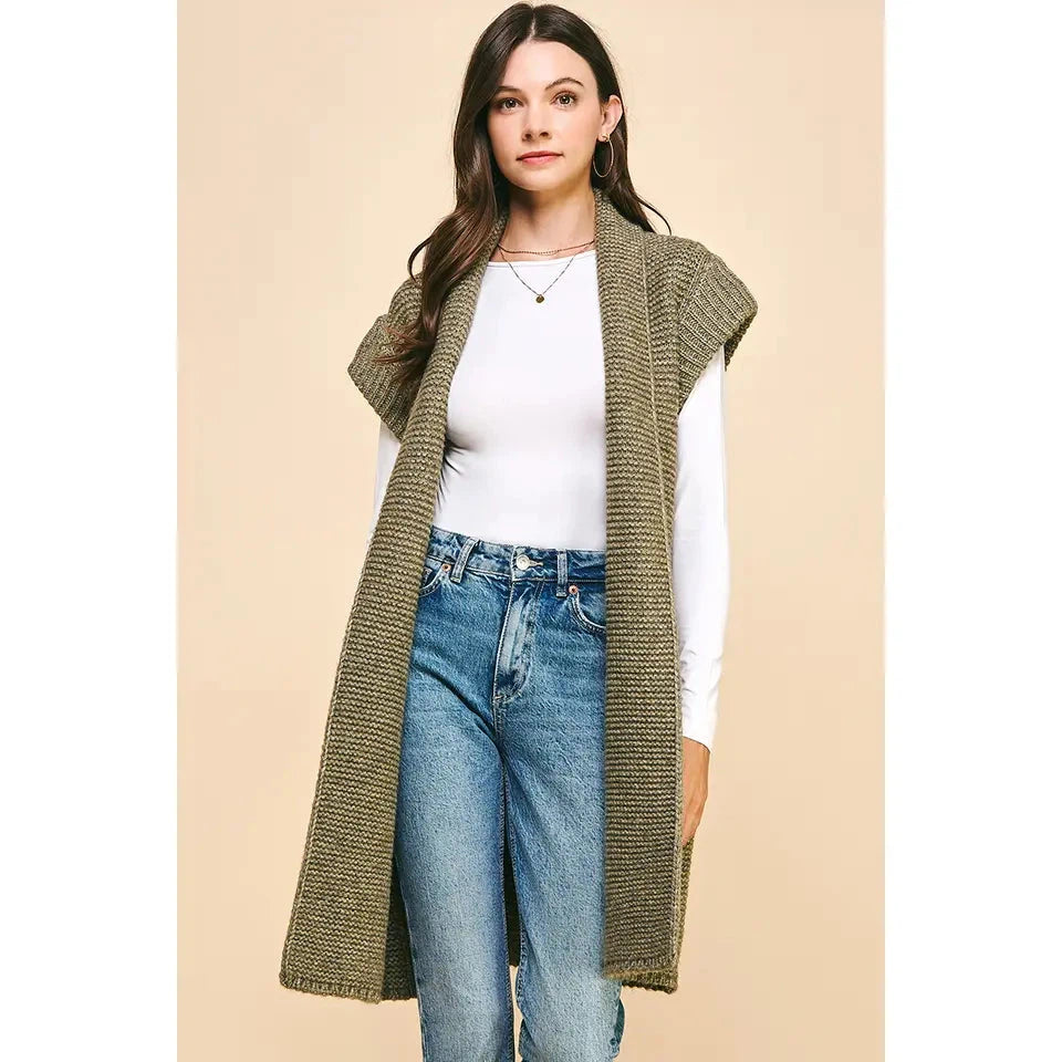 Belted Sweater Cardigan