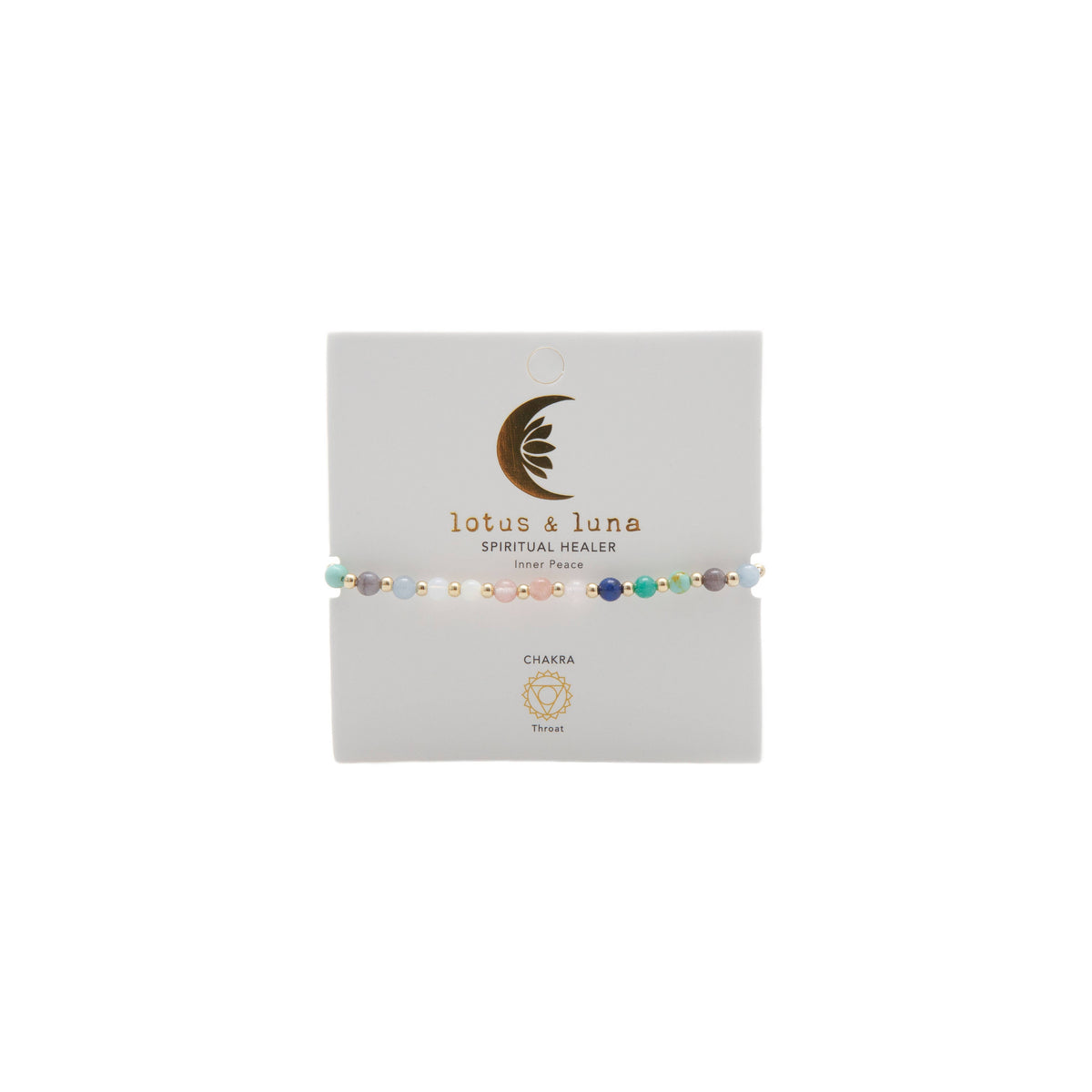 Spiritual Healer 4mm Beaded Bracelet (Gold)