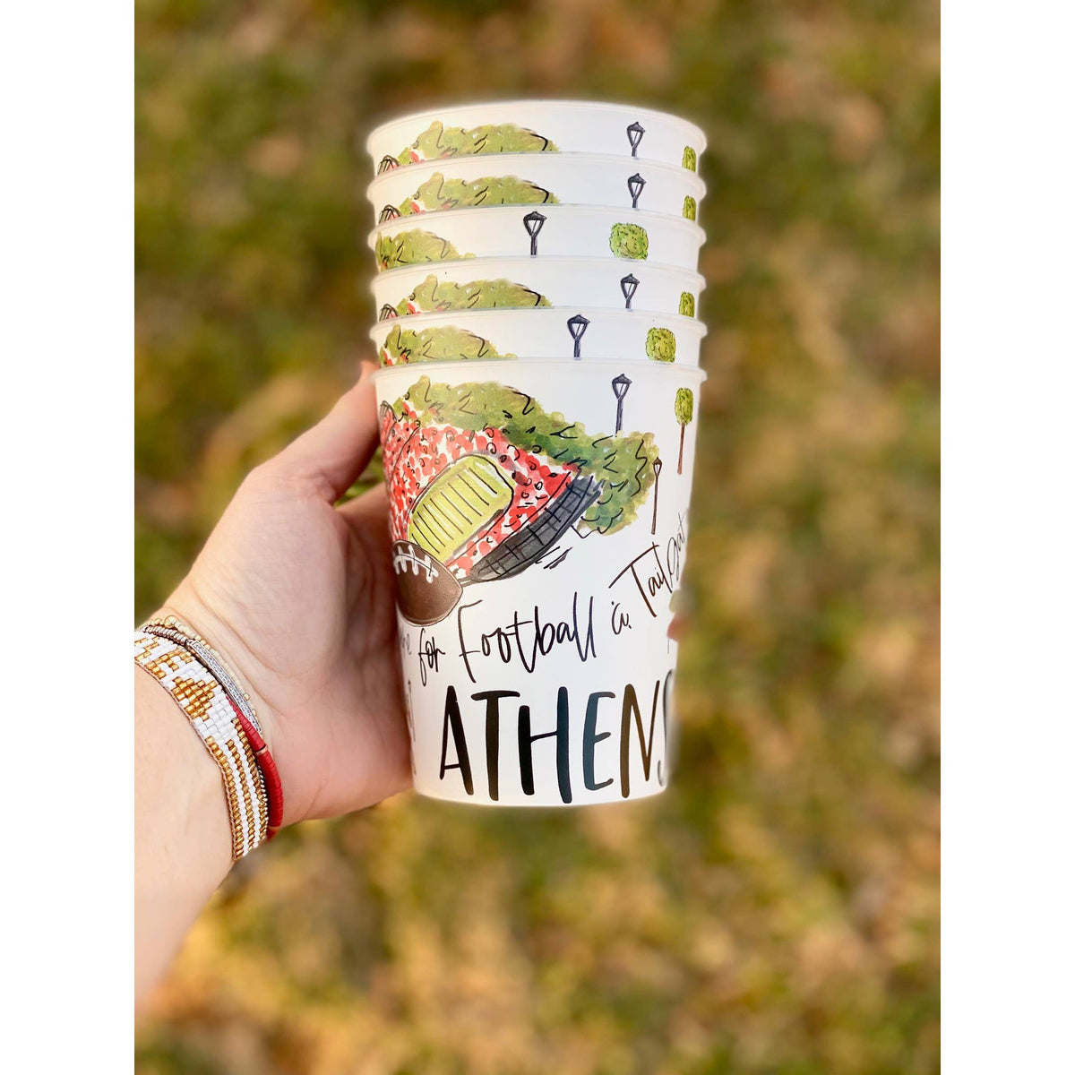 UGA Gameday Reusable Cups