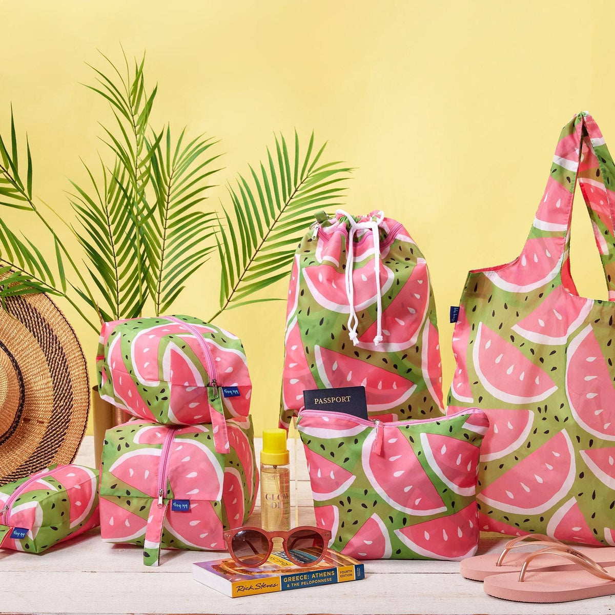 Watermelon Travel Cubes, set of 3