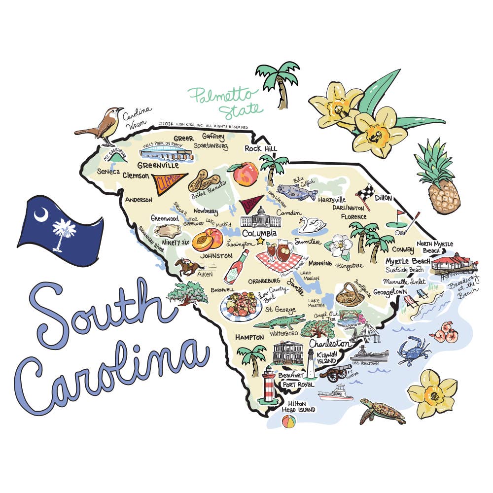 South Carolina Travel Mug (22oz)