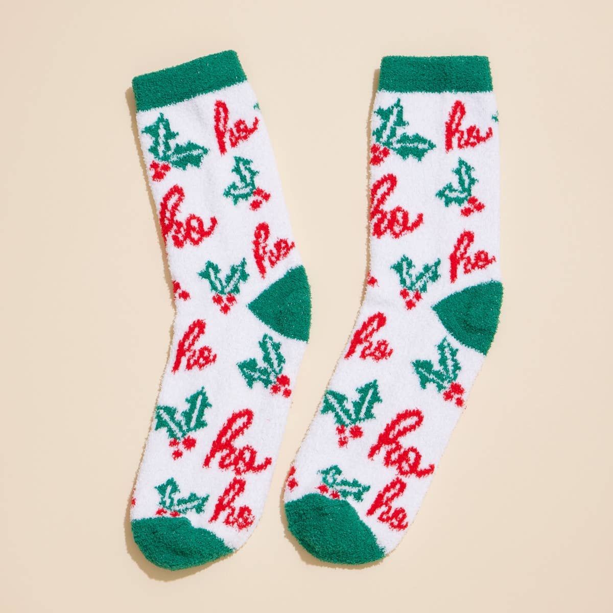 Christmas Fuzzy Socks Pack of 4