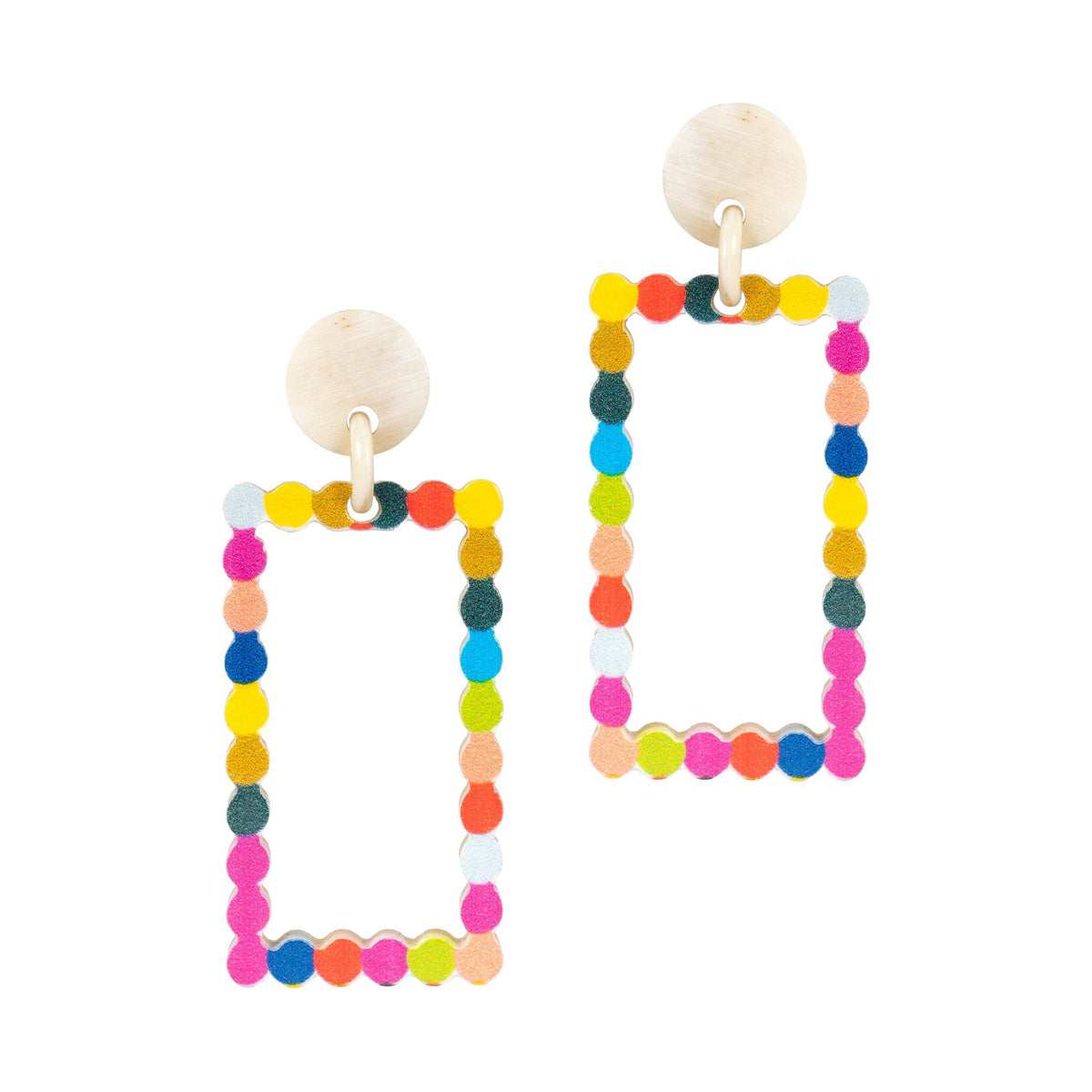 Colorful Dot Dangles