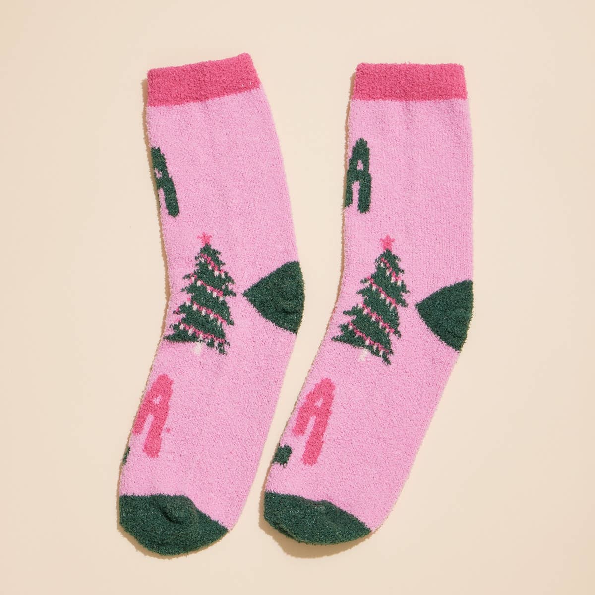 Christmas Fuzzy Socks Pack of 4