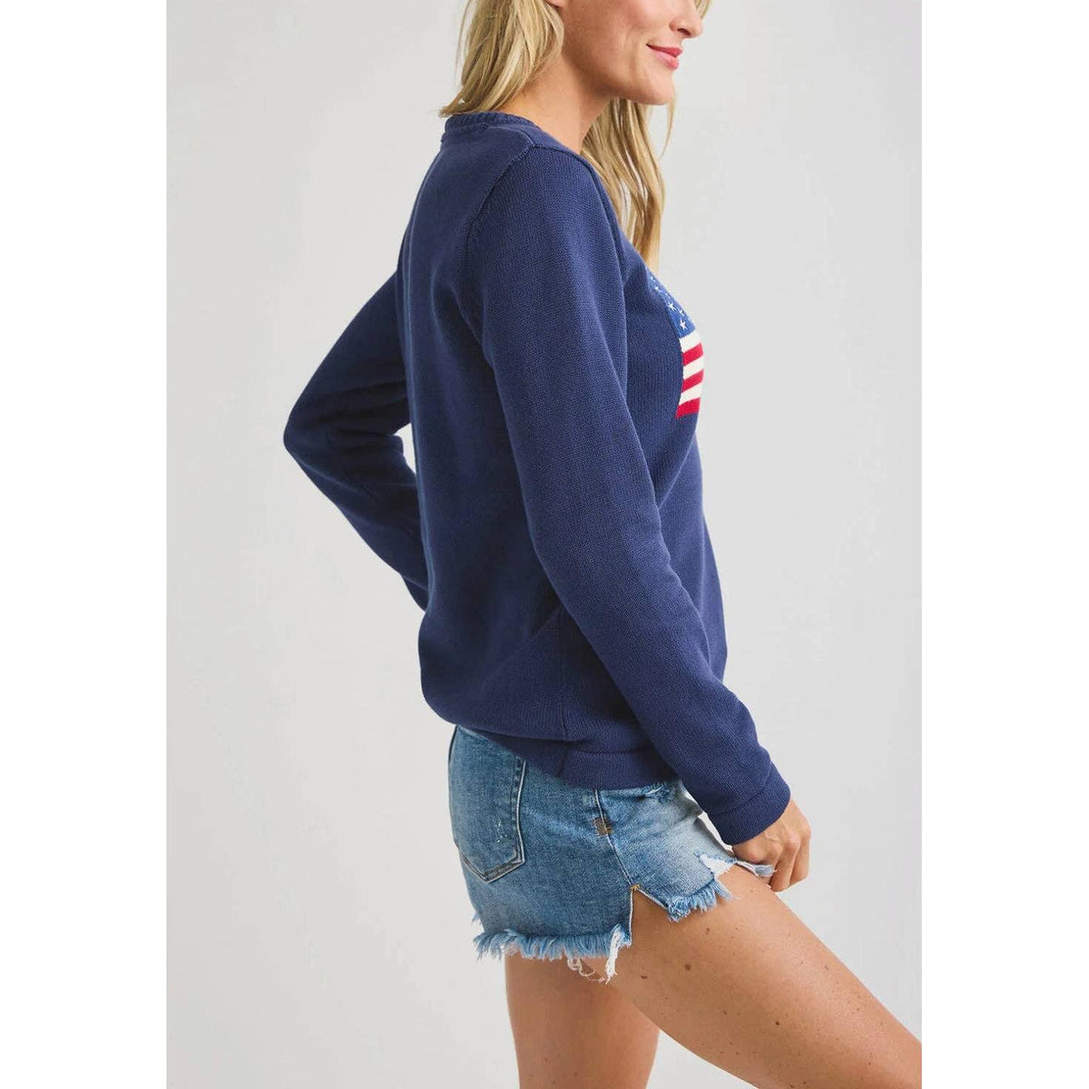 Navy Ralph Flag Sweater