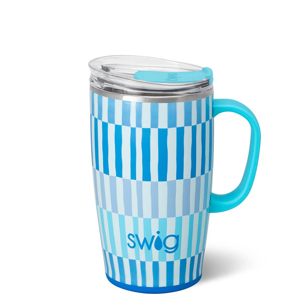 Glacier Stripe Travel Mug (18oz)