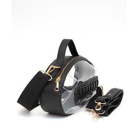 Football Shape Clear Crossbody
