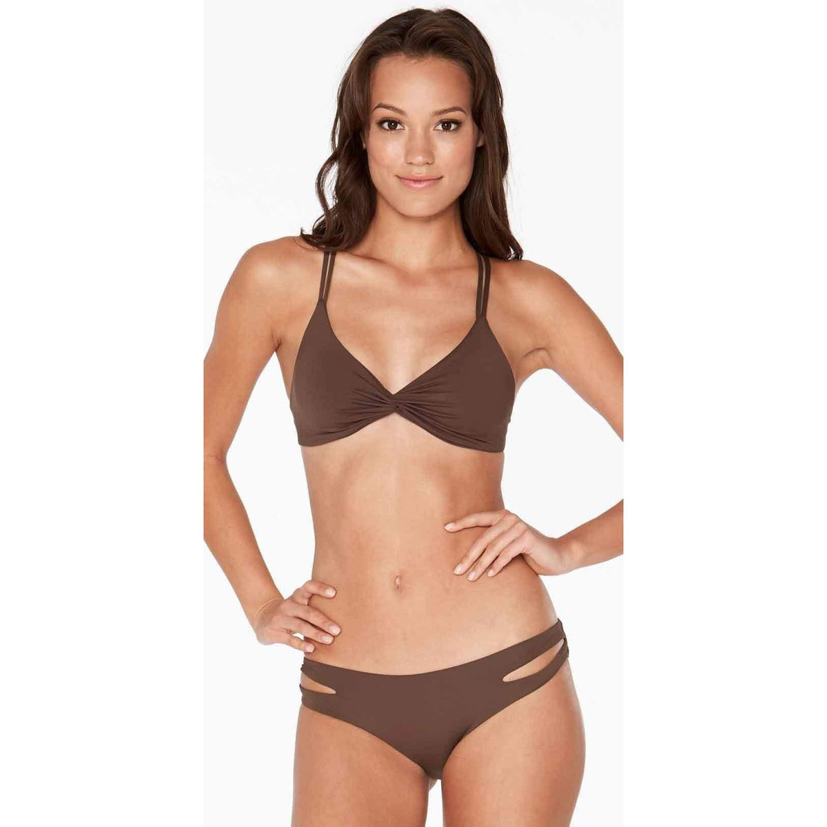 Solid Estella Full Bikini Bottom