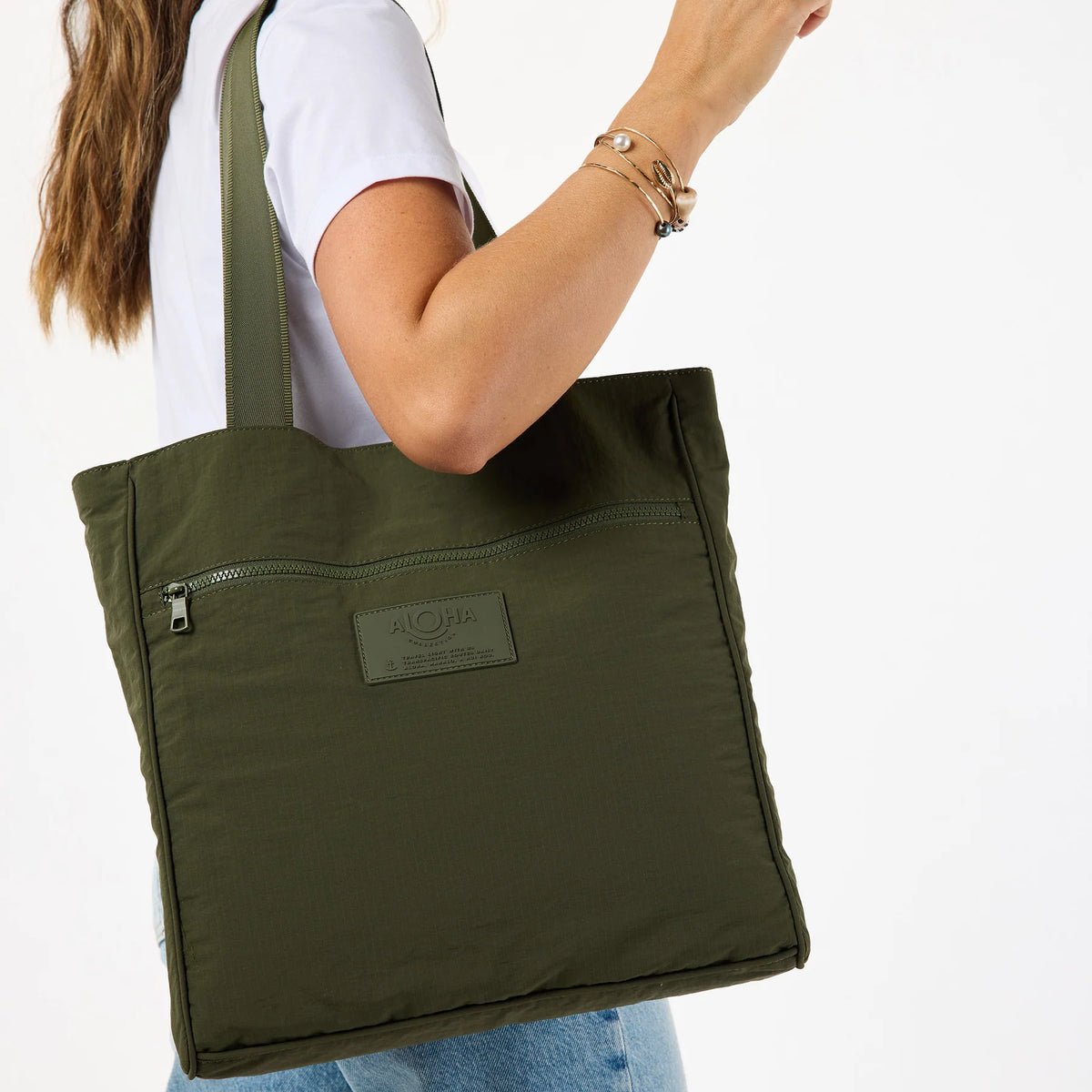 Keep it Light Monochrome Olive Daily Tote
