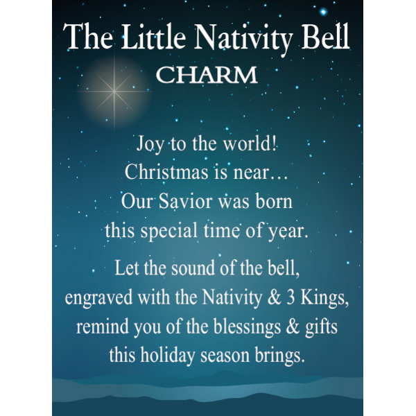 Nativity Bell Charm