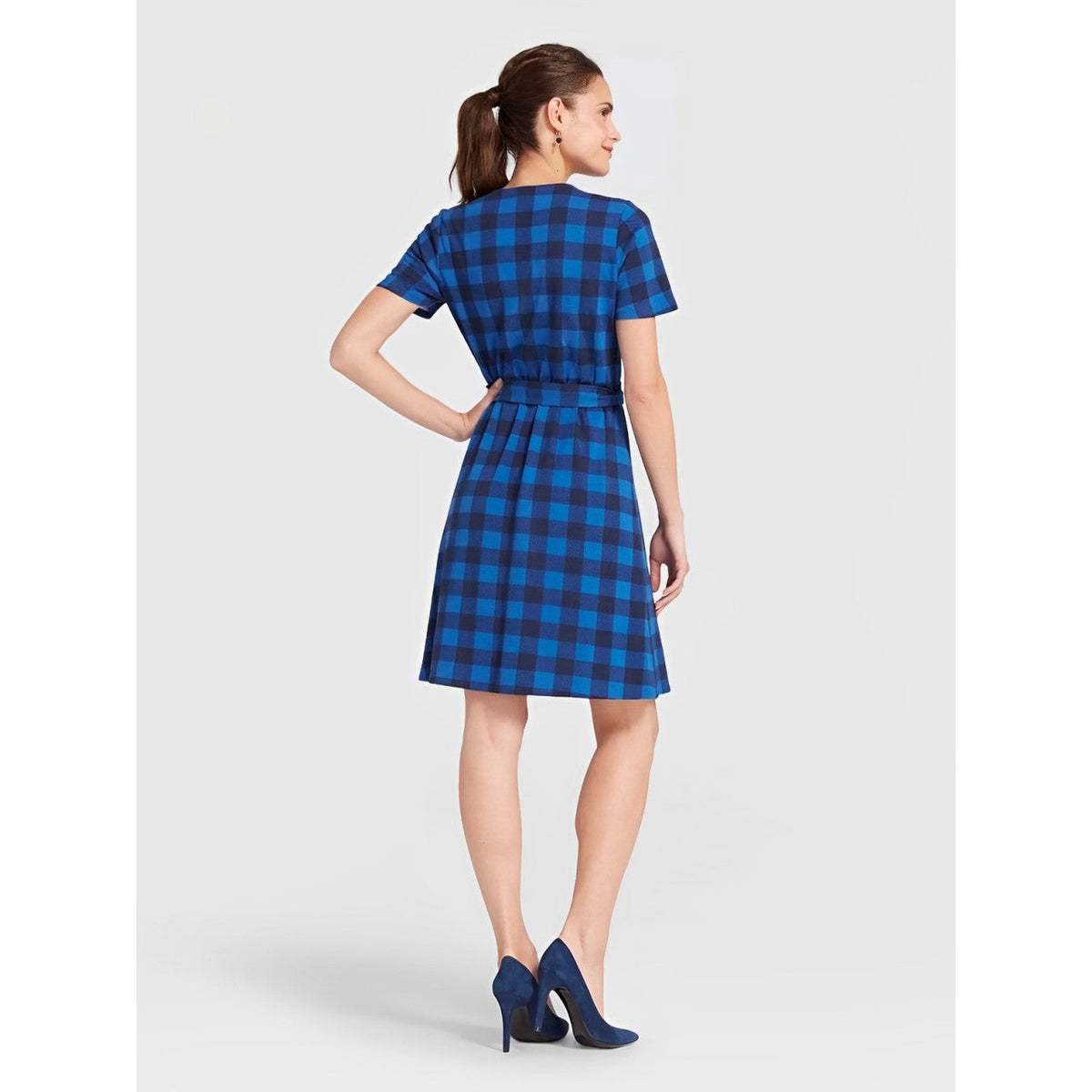 Buffalo Plaid Wrap Dress Buffalo Plaid Wrap Dress