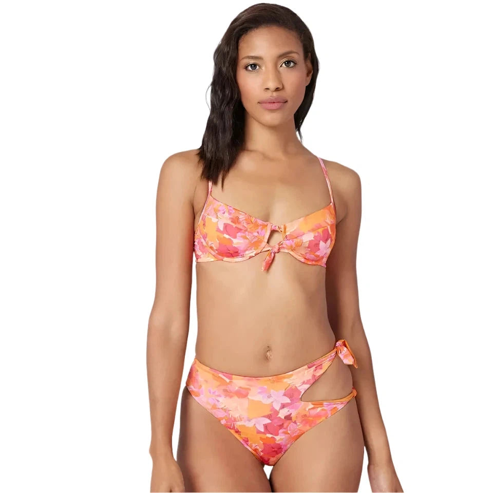 Into The Tropics Eco Chic Econyl® Rose Bikini Top