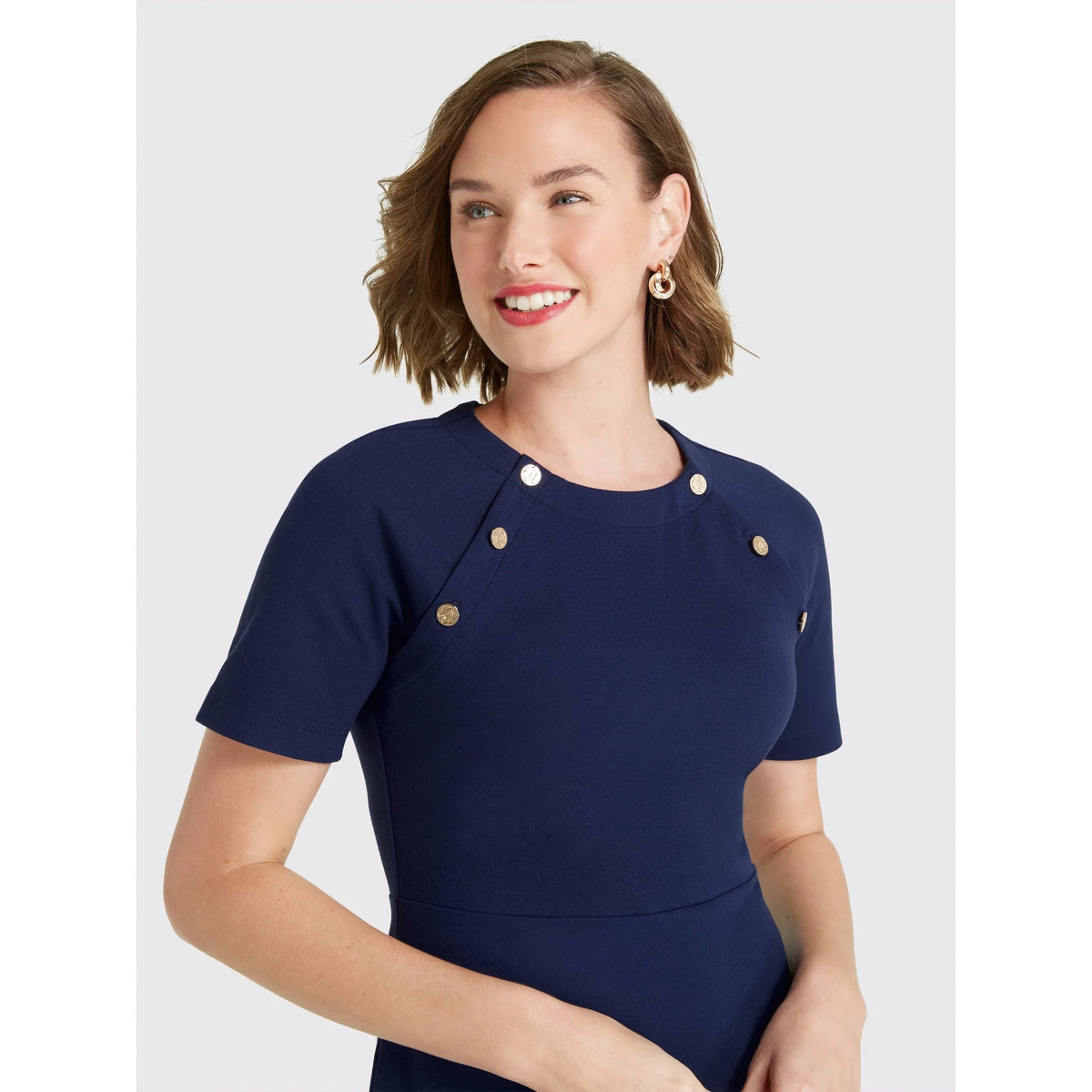 Sailor Knit Dress Splash on Main Sailor Knit Dress Splash on Main