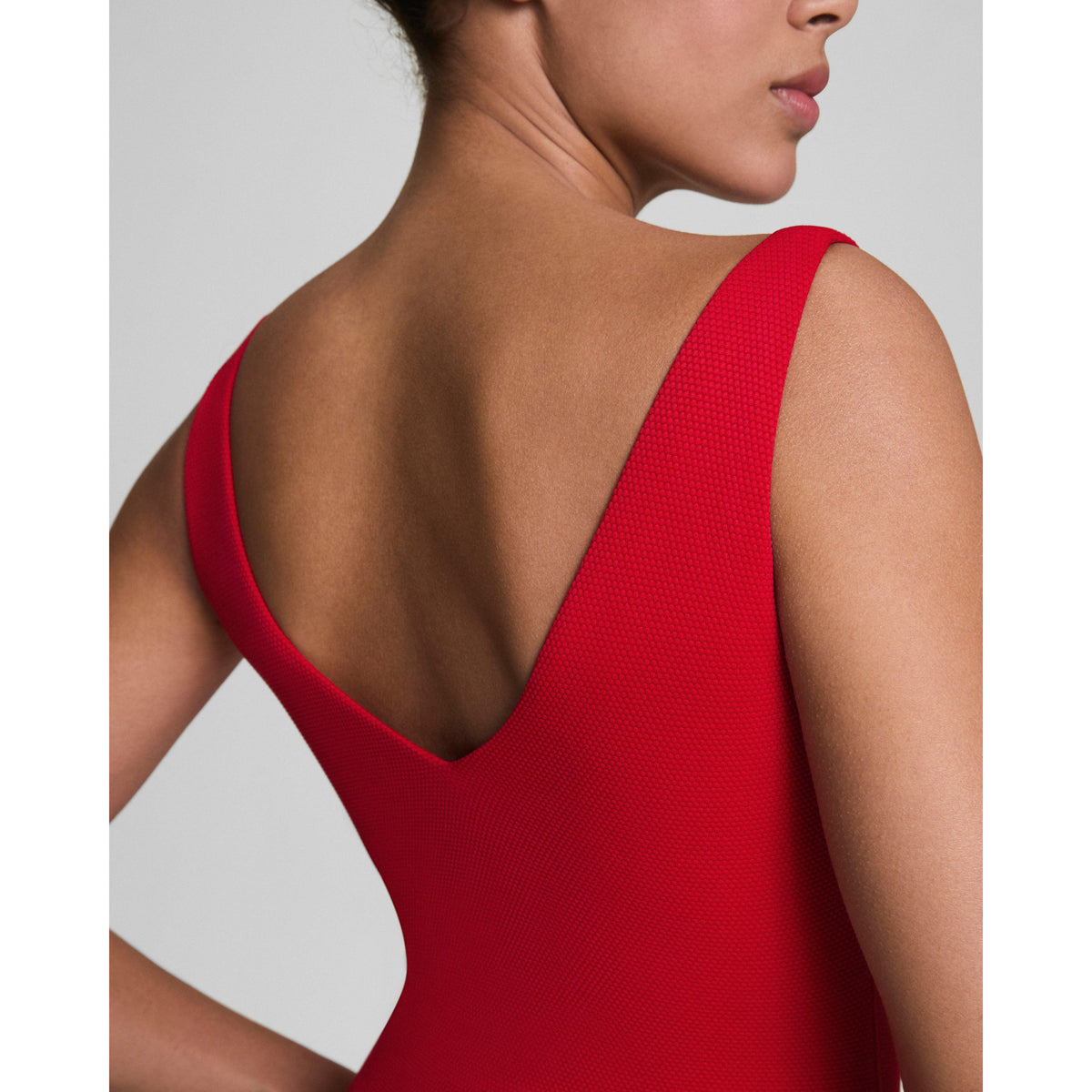 SPANXshape™ Swim Pique Plunge One-Piece