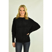Terry Cloth Off Shoulder Sweater
