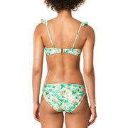 Green Dream Floral Winged Bra Top