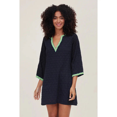 Giovanna Jacquard Bell Sleeve Cover Up Dress