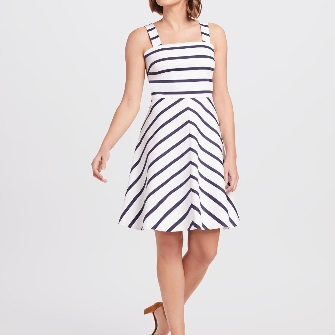 Stripe A-Line Dress