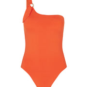 Solid Active One Shoulder Maillot One Piece