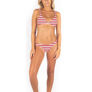 Ruby Stripe Marabella Bikini Top