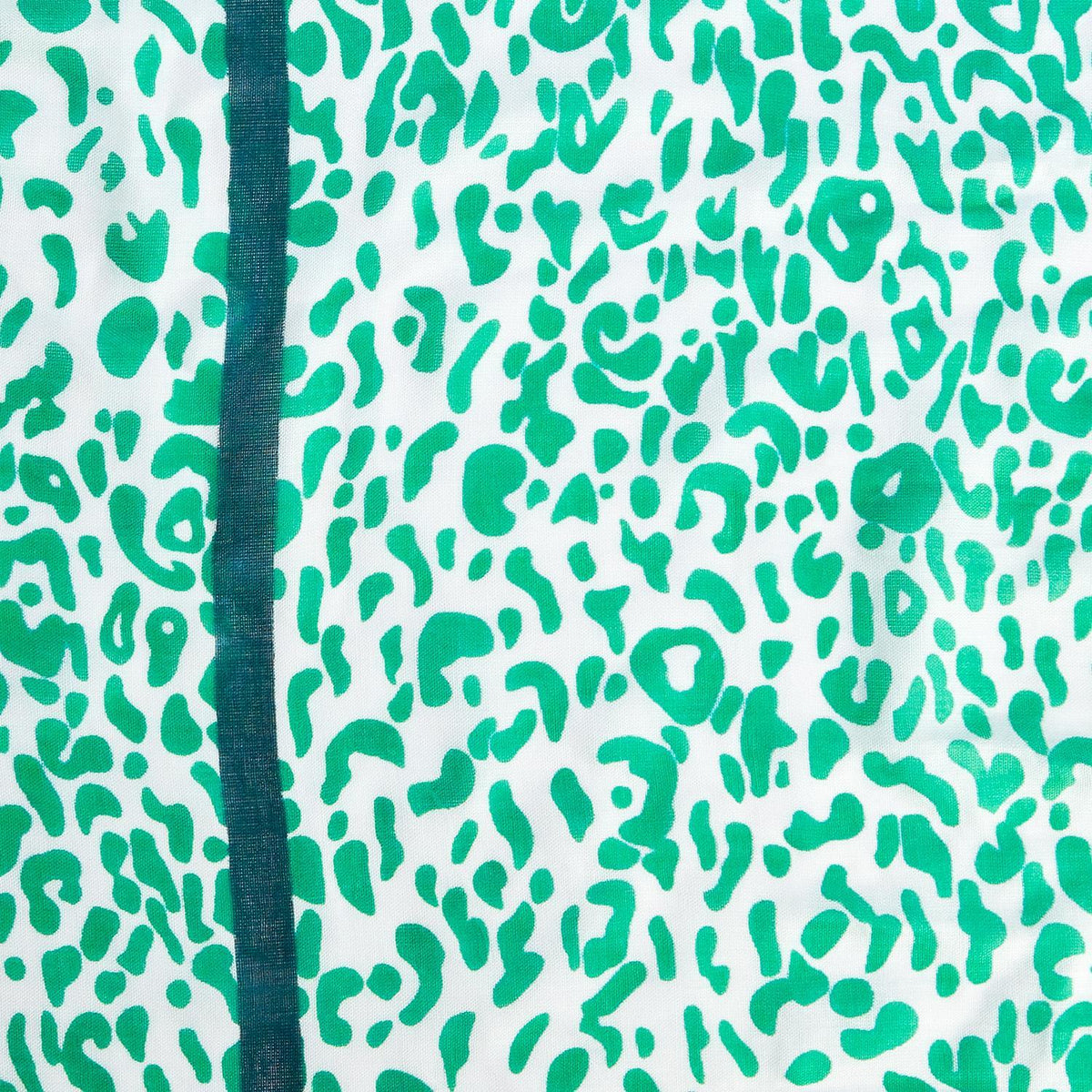 Leopard Print Scarf with Eyelash Fringe