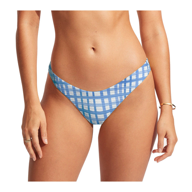 Amalfi Check High Cut Bikini Pant