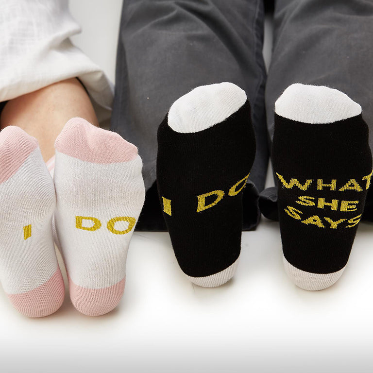 Bride & Groom Socks Set