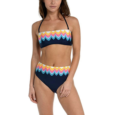 New Wave Bandeau Bikini Top