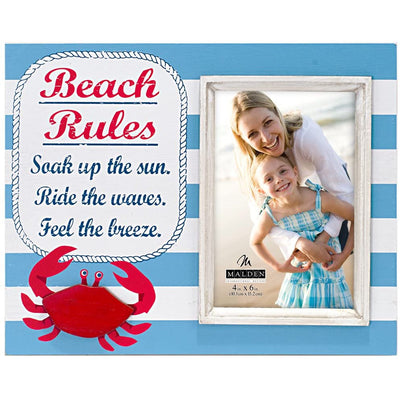 Beach Rules Picture Frame