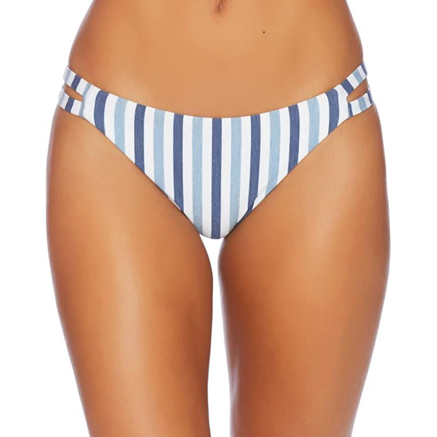 Tie Dye Stripe Double Strap Bikini Bottom