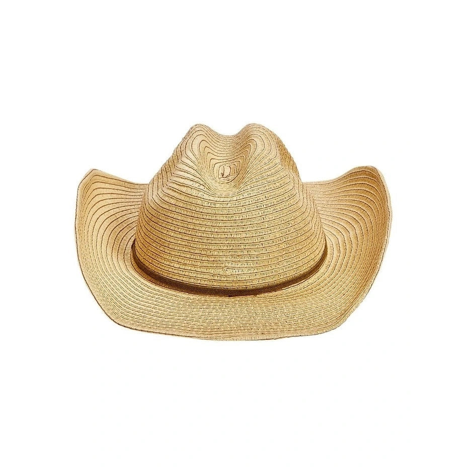 Shady Lady Natural with Brown Coyote Hat