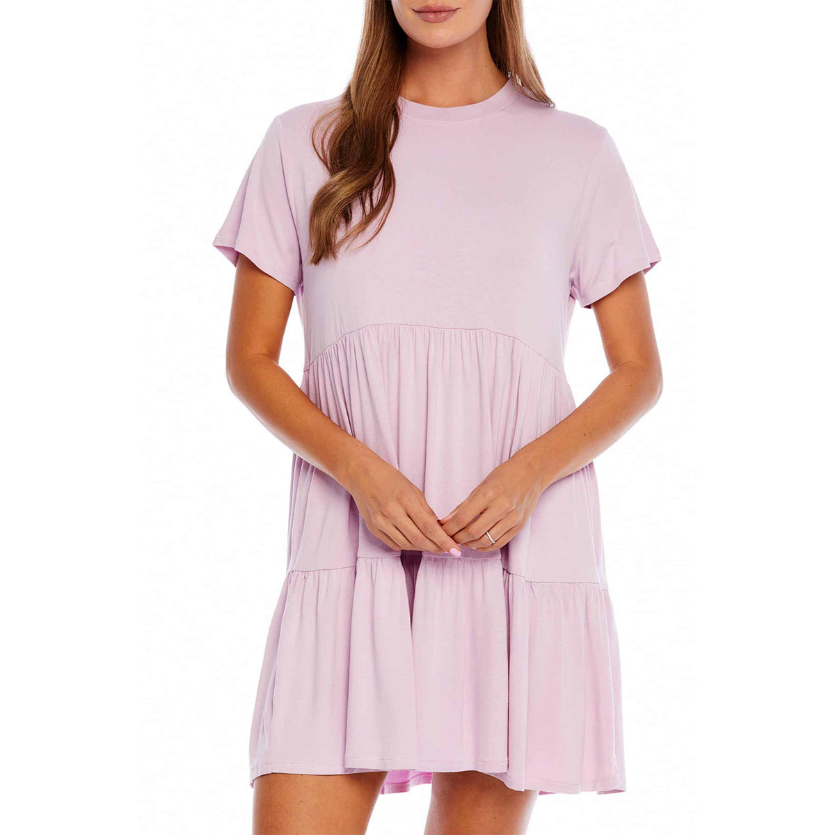 Solid Poncey Dress