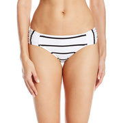 Castaway Stripe Ruched Side Retro Bikini Bottom