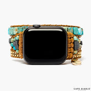 Turquoise Calming Energy Apple Watch Strap