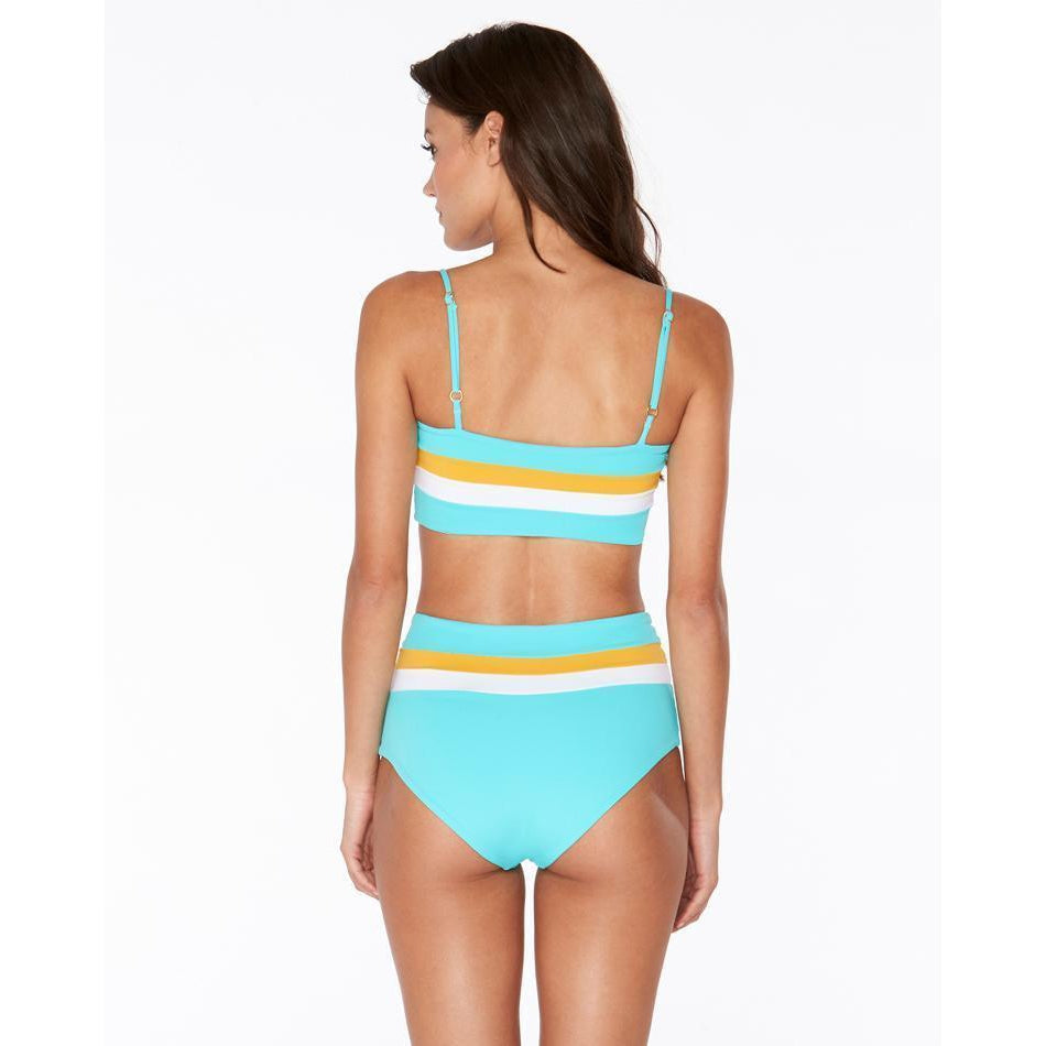 Color Block Portia Stripe Bikini Bottom