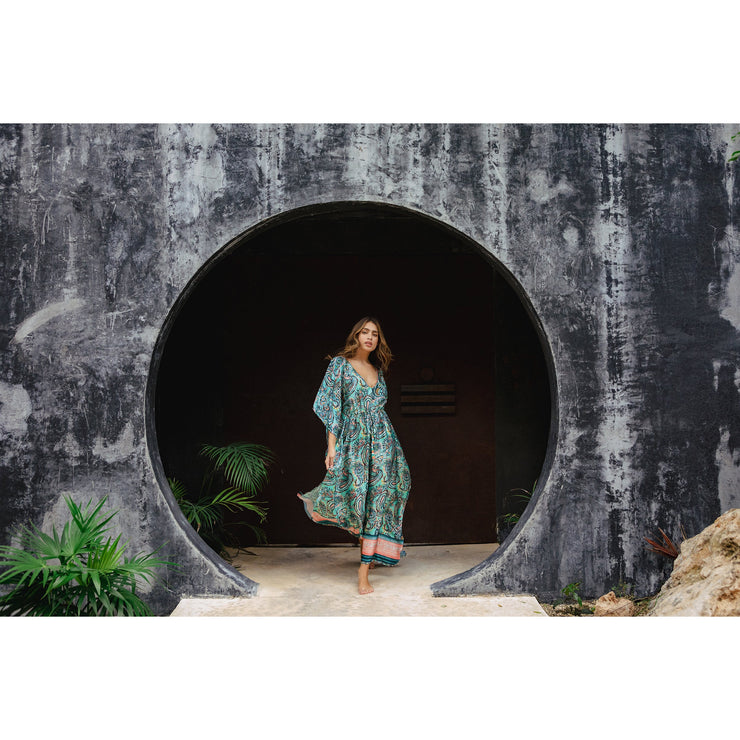Eclectic Vibes Long Cover Up Kaftan