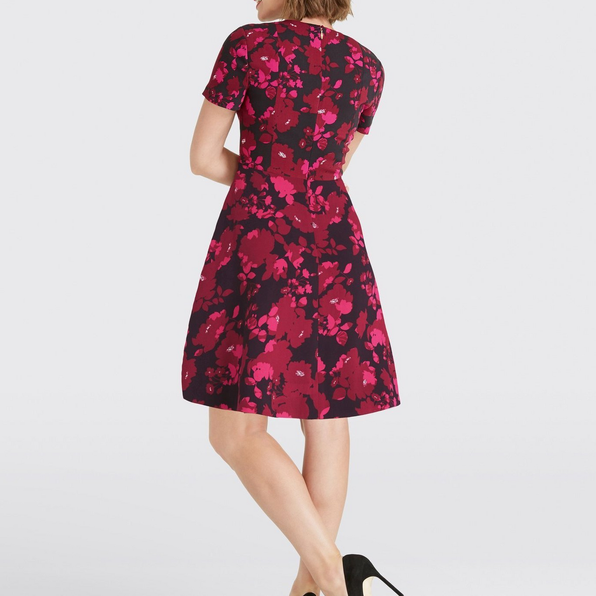 Floral Fit and Flare Dress Splash on Main Floral Fit and Flare Dress Splash on Main