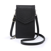 RFID Whipstich Touch Screen Crossbody