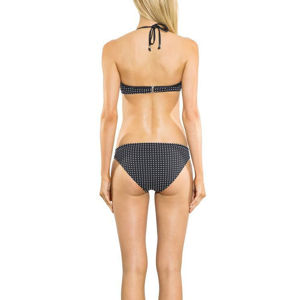Graphic 2-Tone Bra Bikini Top