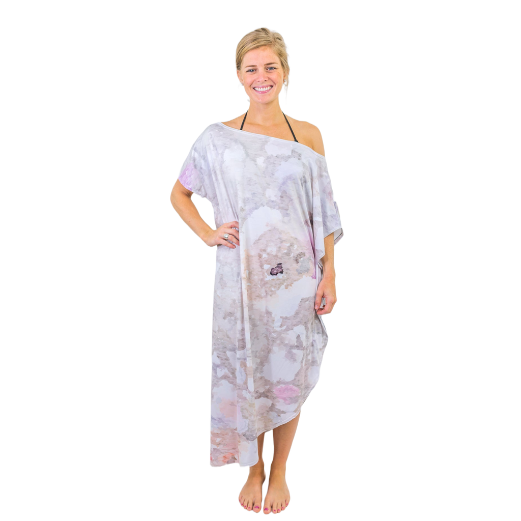 Print Maxi Coastal Caftan Splash on Main