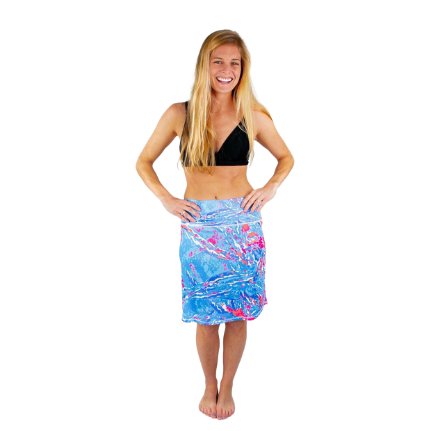 Print Seaside Skirt