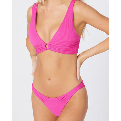 Solid Eco Chic Repreve® Fisher Bikini Top