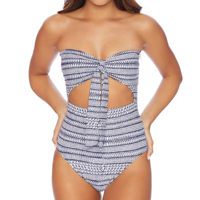 Nautical by Nature Cut Out Lace Back One Piece