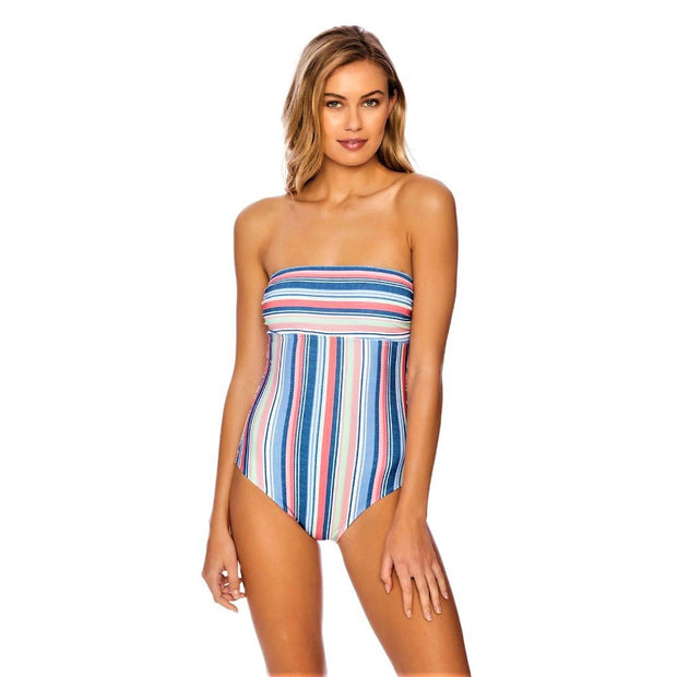 Holding Pattern Bandeau One Piece