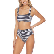 striped swimsuit