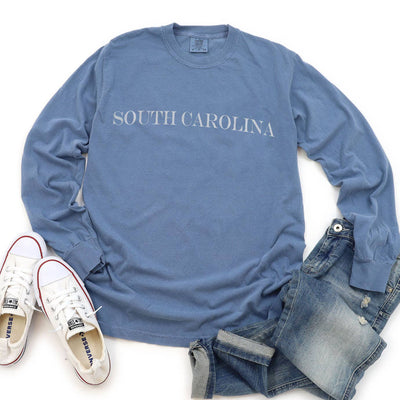 South Carolina Long Sleeved Comfort Colors T-Shirt