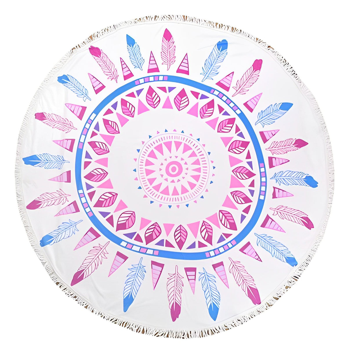 Color of the Wind Round Beach Towel
