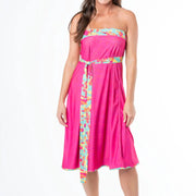 Bella Pink 4-In-1 Reversible Wrap Dress