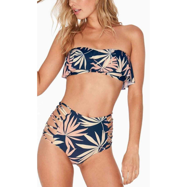 Polynesian Palm Lynn Tube Bikini Top